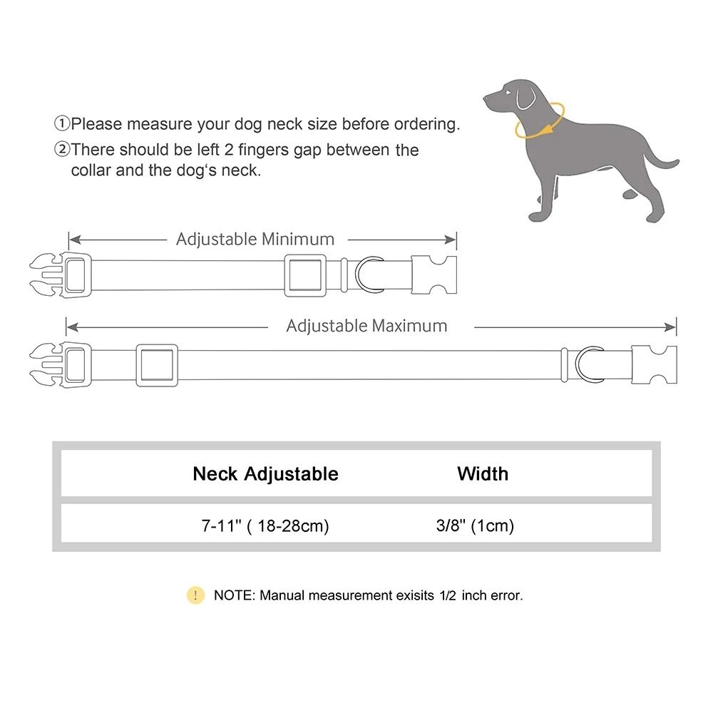 Personalized Reflective Nylon Cat Collar Adjustable Pet ID Collar For Cats And Small Dogs 15