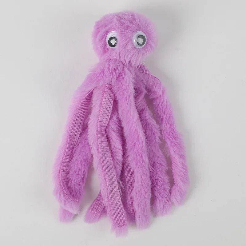 Cute Octopus Plush Cat Toy Bite Resistant Interactive Pet Toy For Cats And Dogs 1