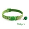 Adjustable Bell Pet Collar Set For Cats And Small Dogs 100 Piece Wholesale Pack 2
