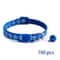Adjustable Bell Pet Collar Set For Cats And Small Dogs 100 Piece Wholesale Pack 4