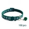 Adjustable Bell Pet Collar Set For Cats And Small Dogs 100 Piece Wholesale Pack 10