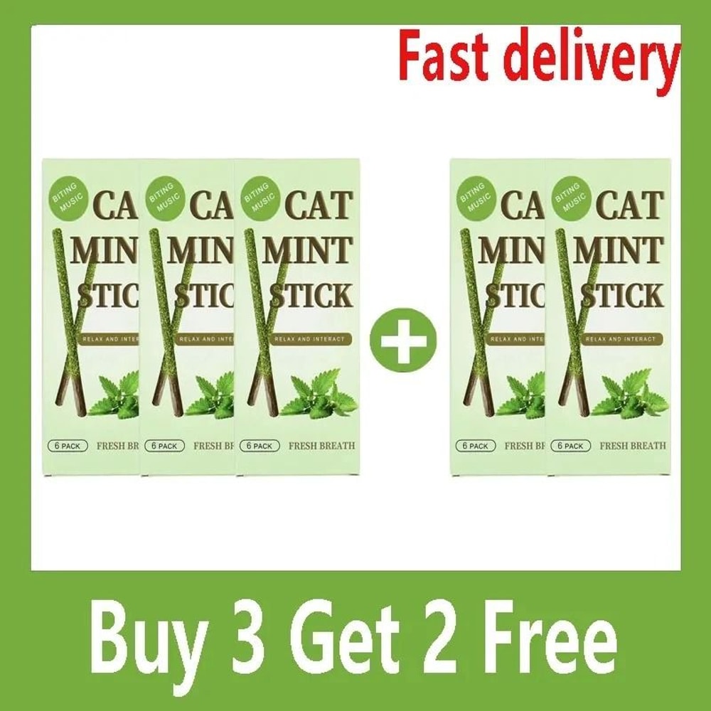 Natural Matatabi Silvervine Cat Sticks Teeth Cleaning Chew Toy Treats 3