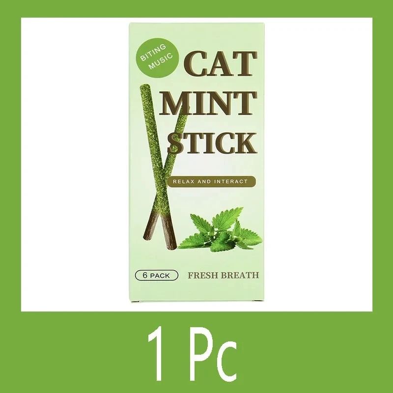 Natural Matatabi Silvervine Cat Sticks Teeth Cleaning Chew Toy Treats 1