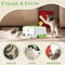Automatic Pop Up Feather Cat Toy Rechargeable Interactive Pet Training Toy 4