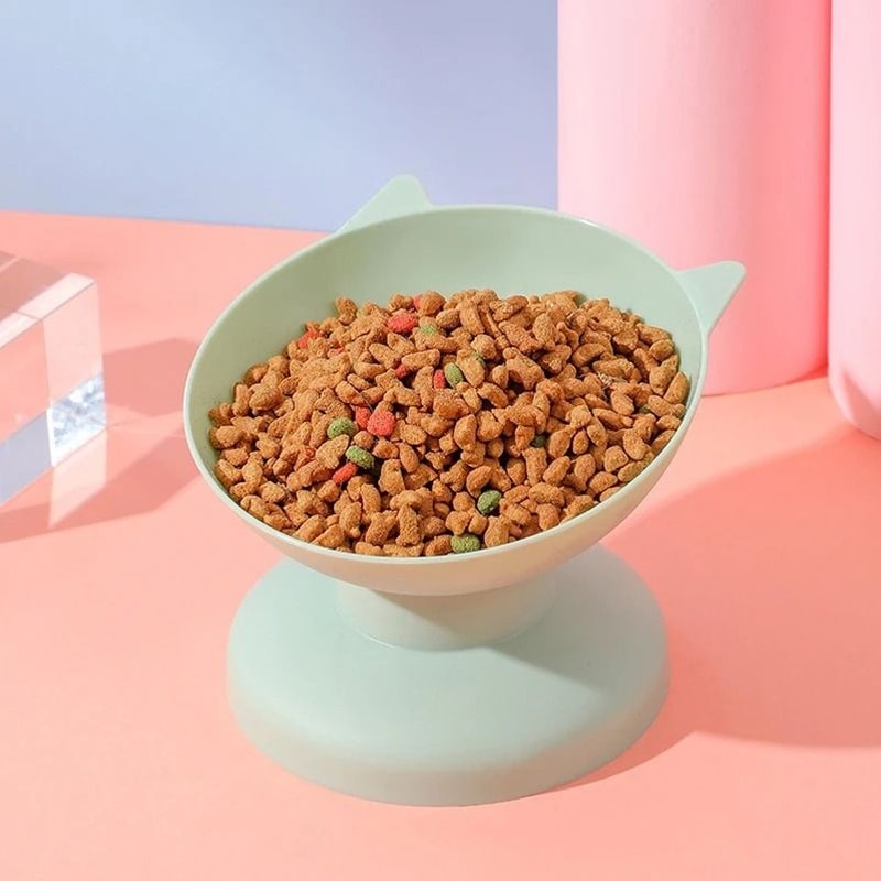 Elevated Neck Guard Pet Food Bowl For Cats And Small Dogs 5