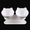 Non Slip Double Cat Bowl With Inclined Stand For Food And Water 10