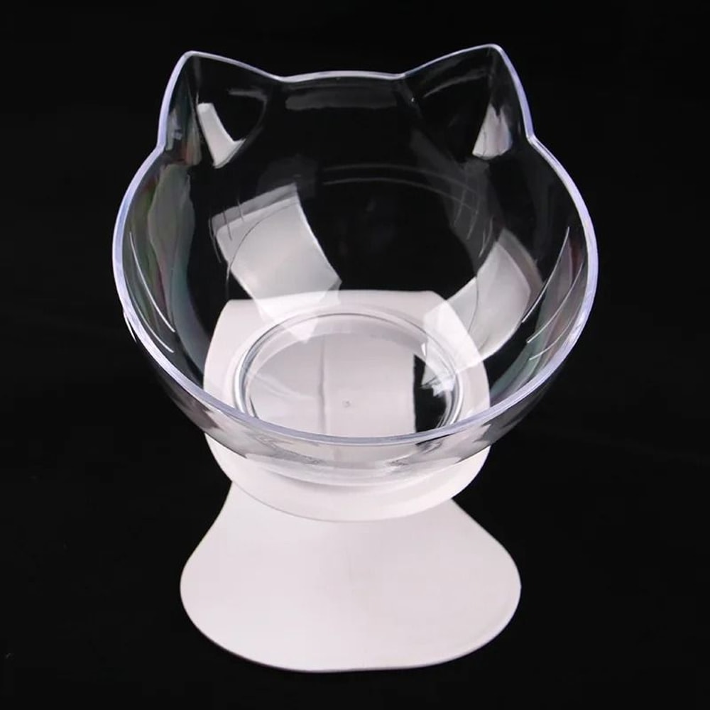 Non Slip Double Cat Bowl With Inclined Stand For Food And Water 6