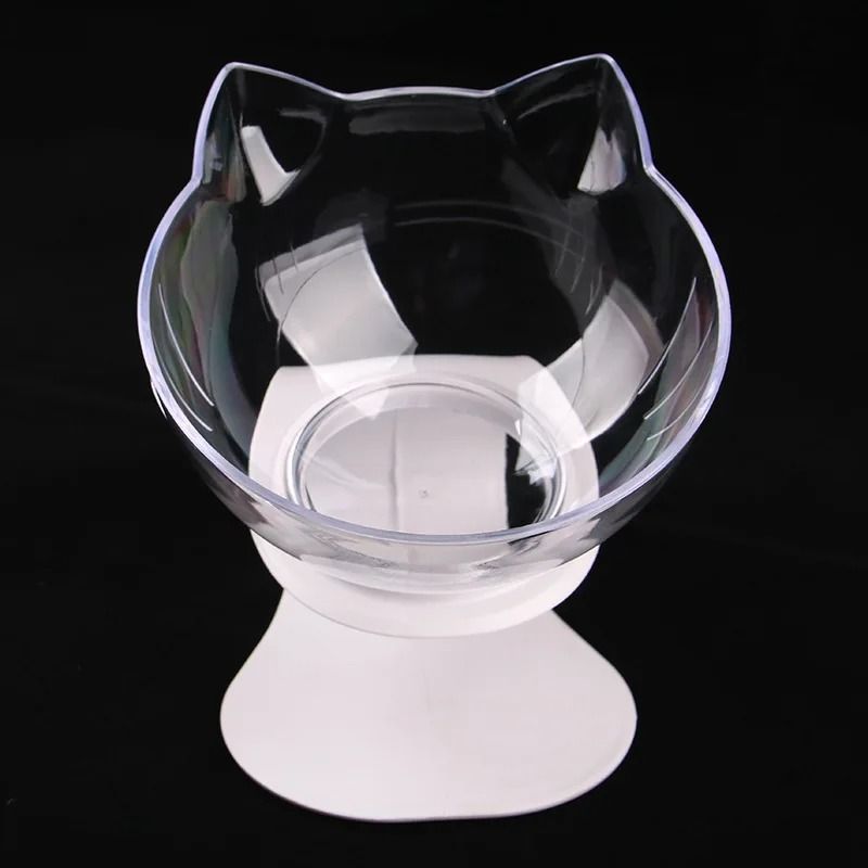 Non Slip Double Cat Bowl With Inclined Stand For Food And Water 6