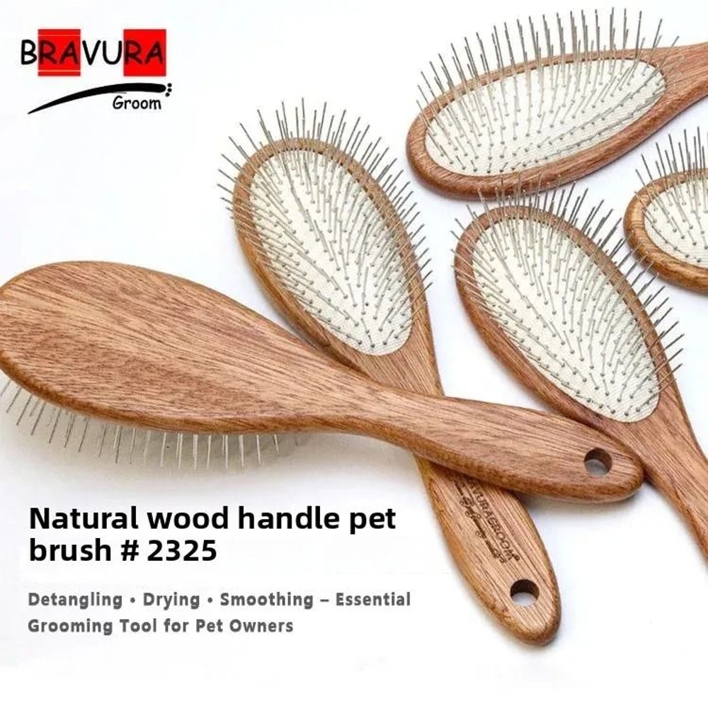 Long Pin Slicker Brush For Cats And Dogs Deshedding And Detangling Grooming Comb 5