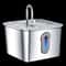 Stainless Steel Automatic Cat Water Fountain With Filter Pet Water Dispenser 12