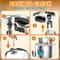 Stainless Steel Automatic Cat Water Fountain With Filter Pet Water Dispenser 14