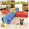 Collapsible Cat Tunnel Play Tube Interactive Indoor Outdoor Pet Toy 0