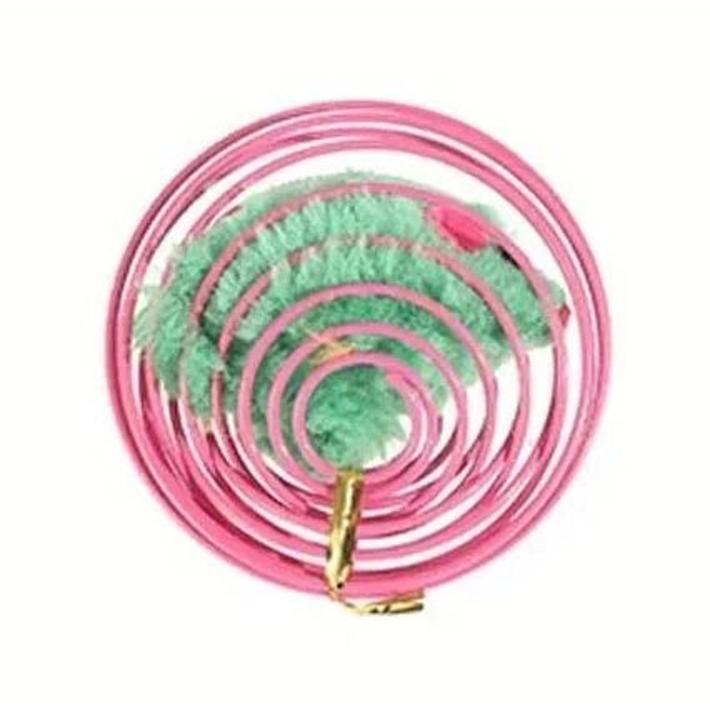 Interactive Cat Toy Balls With Stretchable Springs And Rolling Caged Rat Design 1