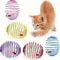 Interactive Cat Toy Balls With Stretchable Springs And Rolling Caged Rat Design 0