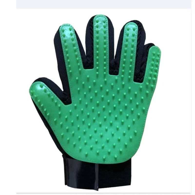 Pet Grooming Glove Deshedding Brush For Cats And Dogs Massage Hair Remover 2