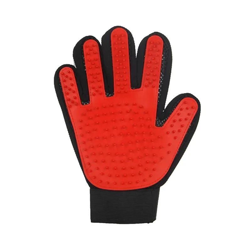 Pet Grooming Glove Deshedding Brush For Cats And Dogs Massage Hair Remover 5