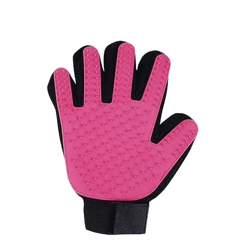 Pet Grooming Glove Deshedding Brush For Cats And Dogs Massage Hair Remover 7