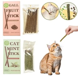 natural matatabi silvervine cat sticks teeth cleaning chew toy set 6 pieces