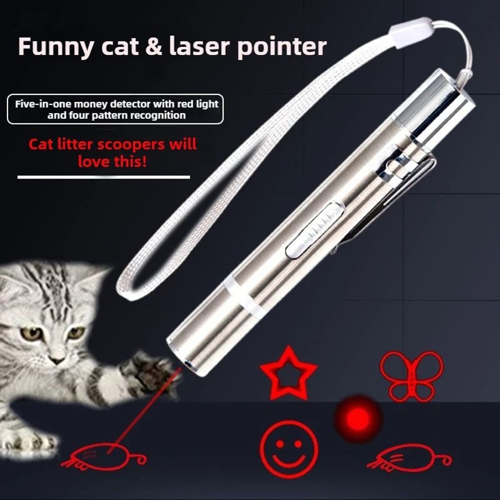 Multifunctional Laser Cat Toy Pen Interactive Infrared Pet Teaser For Cats 3