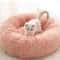 Cozy Plush Semi Enclosed Cat Bed For Indoor Cats And Small Dogs Warm Round Pet Bed Cave Sofa Nest 3