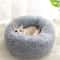 Cozy Plush Semi Enclosed Cat Bed For Indoor Cats And Small Dogs Warm Round Pet Bed Cave Sofa Nest 2
