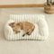 Soft Striped Cat Sofa Bed Breathable All Season Pet Bed For Small And Medium Cats 2