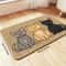 Waterproof Pet Feeding Mat Non Slip Cat Pattern Food Bowl Mat For Cats And Dogs 2