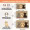 Waterproof Pet Feeding Mat Non Slip Cat Pattern Food Bowl Mat For Cats And Dogs 6