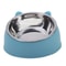 Inclined Stainless Steel Cat Bowl Cute Raised Pet Feeding Bowl For Cats And Small Dogs 4