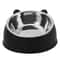 Inclined Stainless Steel Cat Bowl Cute Raised Pet Feeding Bowl For Cats And Small Dogs 2