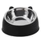 Inclined Stainless Steel Cat Bowl Cute Raised Pet Feeding Bowl For Cats And Small Dogs 2