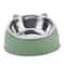 Inclined Stainless Steel Cat Bowl Cute Raised Pet Feeding Bowl For Cats And Small Dogs 5