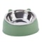 Inclined Stainless Steel Cat Bowl Cute Raised Pet Feeding Bowl For Cats And Small Dogs 5
