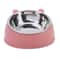 Inclined Stainless Steel Cat Bowl Cute Raised Pet Feeding Bowl For Cats And Small Dogs 1