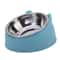 Inclined Stainless Steel Cat Bowl Cute Raised Pet Feeding Bowl For Cats And Small Dogs 6