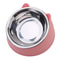 Inclined Stainless Steel Cat Bowl Cute Raised Pet Feeding Bowl For Cats And Small Dogs 7