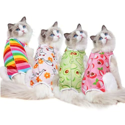 breathable cat recovery suit female cat spay recovery onesie anti licking pet clothing