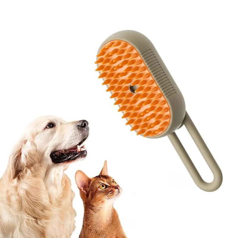 3 In 1 Rechargeable Pet Steam Brush Spray Massage Grooming Comb For Cats And Dogs 8