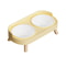 Double Elevated Pet Bowl No Spill Food And Water Feeder With Anti Slip Stand For Cats And Dogs 3