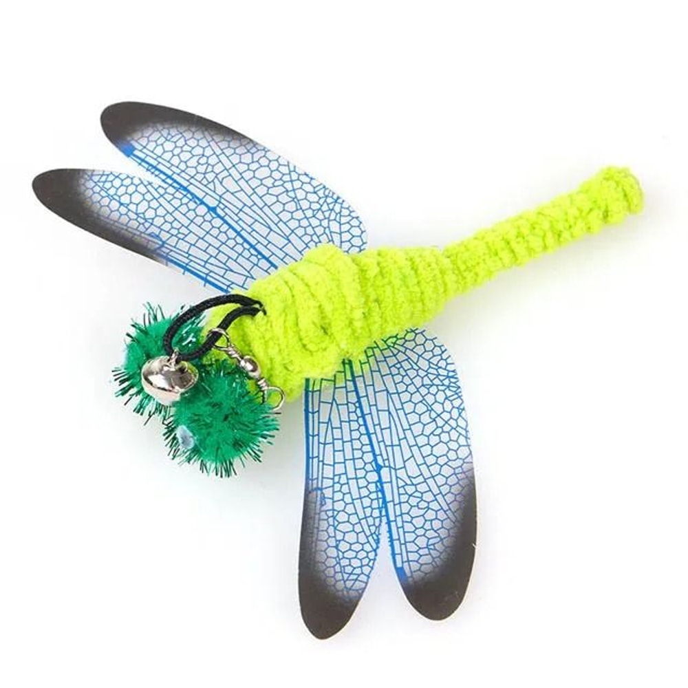 Double Headed Cat Teaser Stick Suction Cup Interactive Mouse Feather Toy With Bell 13