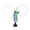 Double Headed Cat Teaser Stick Suction Cup Interactive Mouse Feather Toy With Bell 4