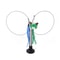 Double Headed Cat Teaser Stick Suction Cup Interactive Mouse Feather Toy With Bell 4