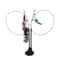 Double Headed Cat Teaser Stick Suction Cup Interactive Mouse Feather Toy With Bell 5