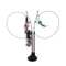 Double Headed Cat Teaser Stick Suction Cup Interactive Mouse Feather Toy With Bell 5