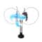 Double Headed Cat Teaser Stick Suction Cup Interactive Mouse Feather Toy With Bell 6