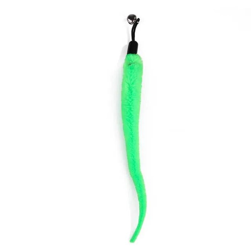 Double Headed Cat Teaser Stick Suction Cup Interactive Mouse Feather Toy With Bell 12
