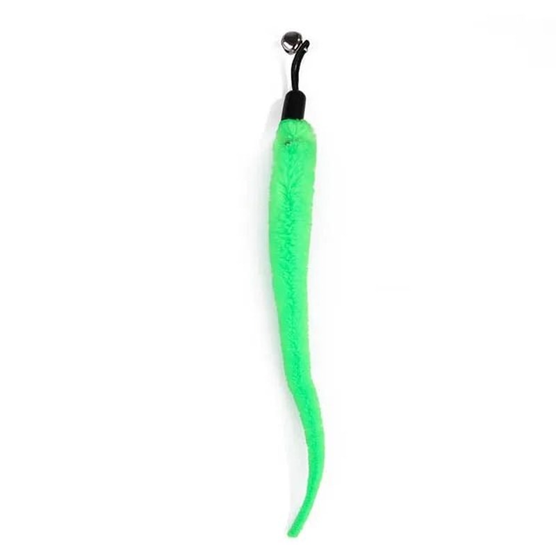 Double Headed Cat Teaser Stick Suction Cup Interactive Mouse Feather Toy With Bell 12