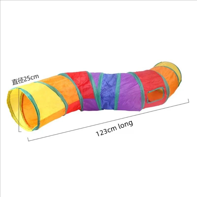 Portable Cat Play Tunnel Collapsible Hide And Seek Interactive Tunnel Toy For Cats 2