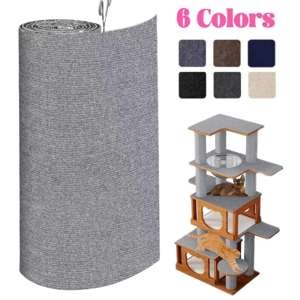 Anti Scratch Cat Scratching Mat Self Adhesive Trimmable Furniture And Sofa Protector For Cats 14