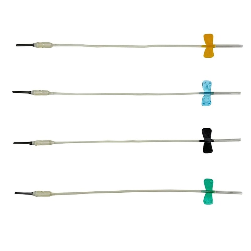 Disposable Butterfly Blood Collection Needles Double Wing Veterinary Needles For Pet Animal Care 14